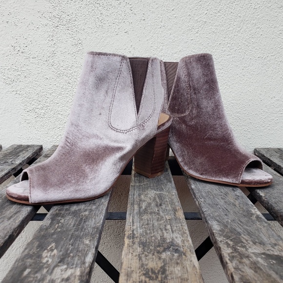 light purple booties